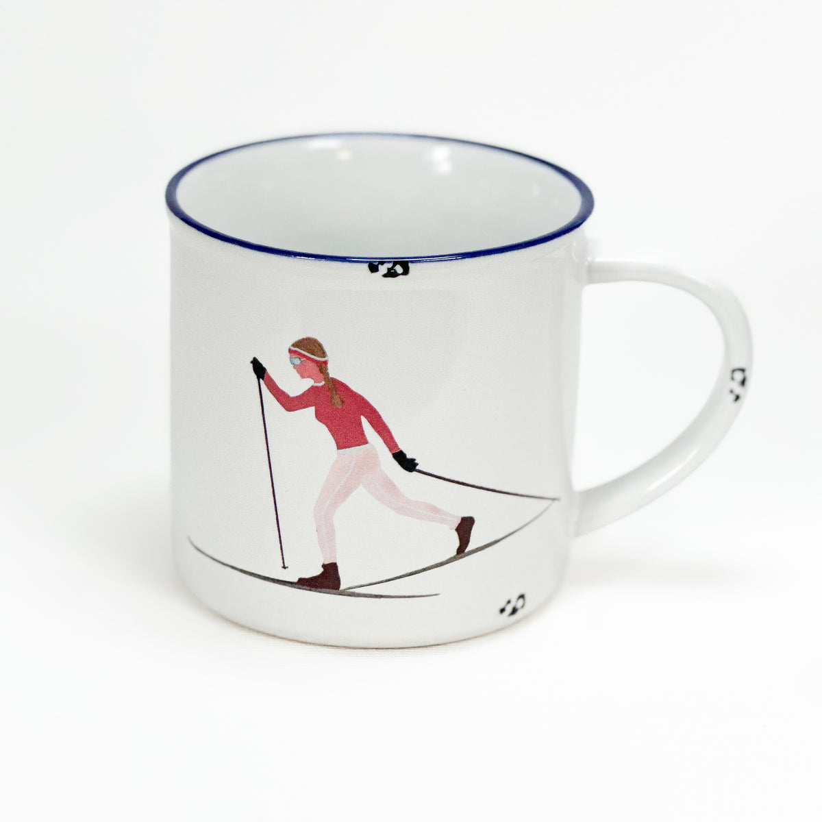 Keramiktasse Langläuferin - Bild 2