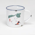 Keramiktasse Hahnenkammrennen