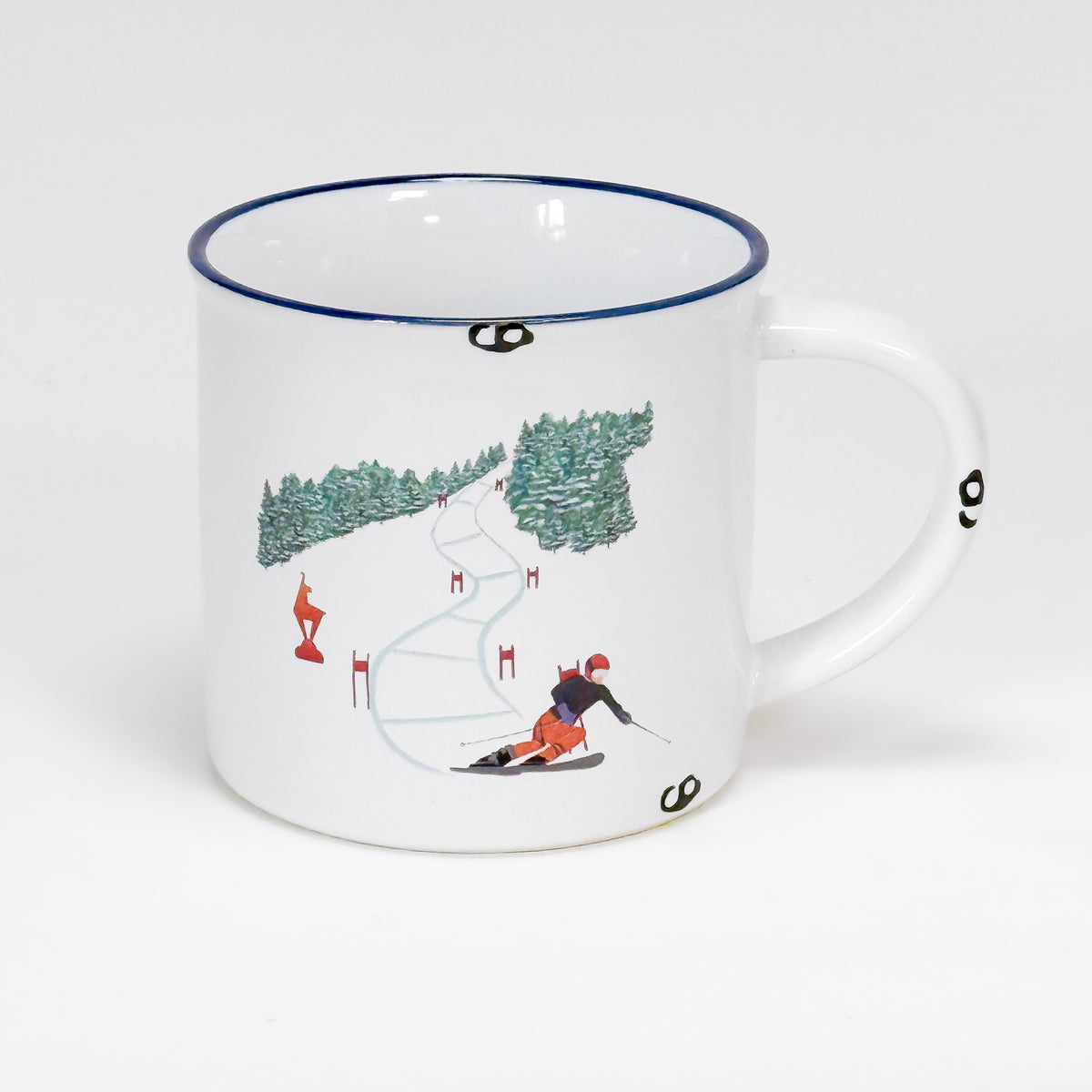 Keramiktasse Hahnenkammrennen