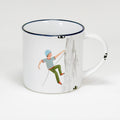 Keramiktasse Kletterer