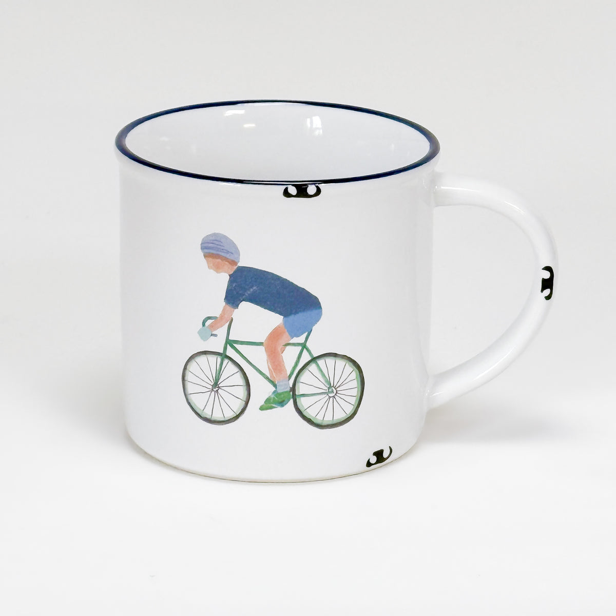 Keramiktasse Rennradfahrer