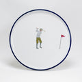 Keramikteller Golfer