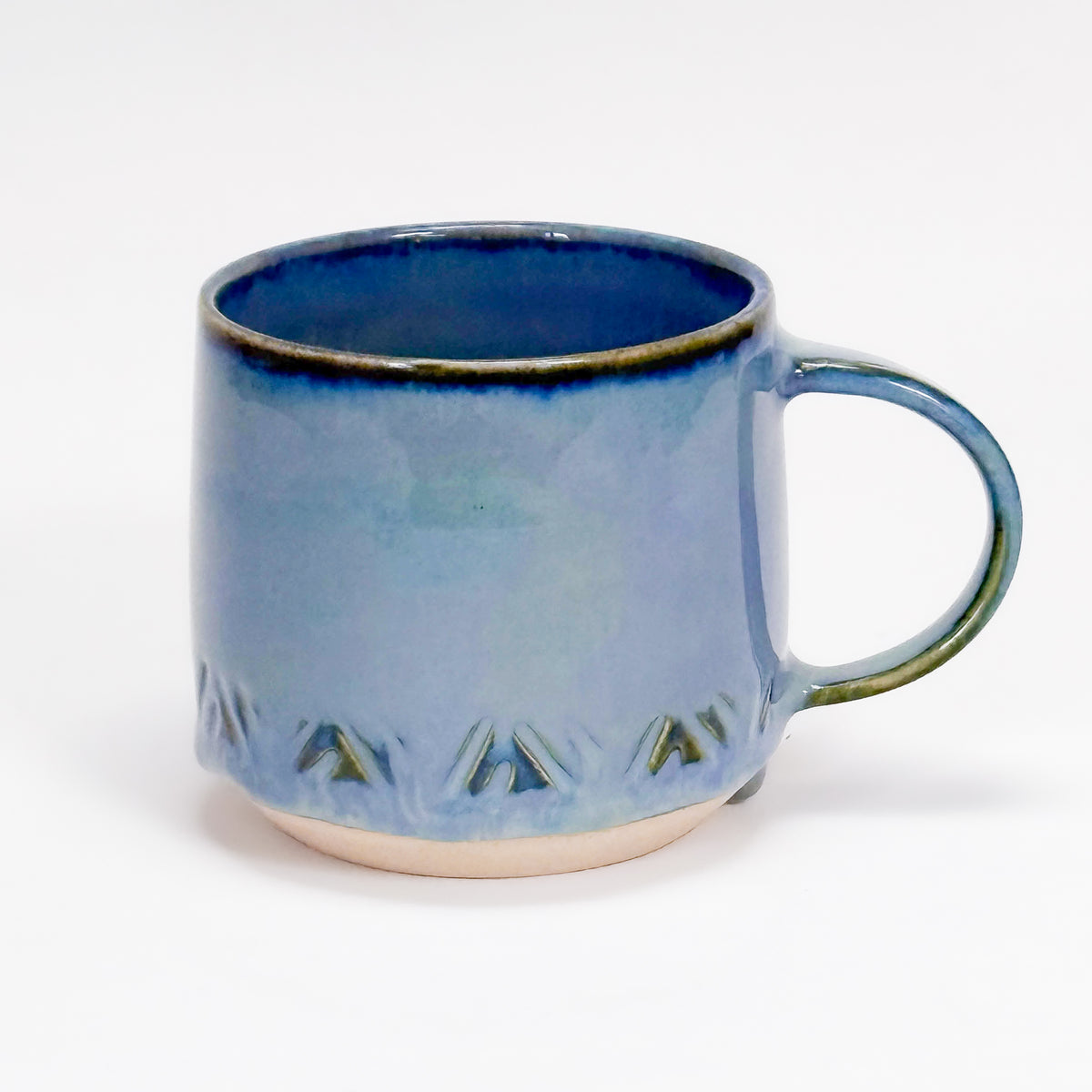 Handmade Lotus Mug - Under the Sea